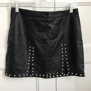 Leather Skirt